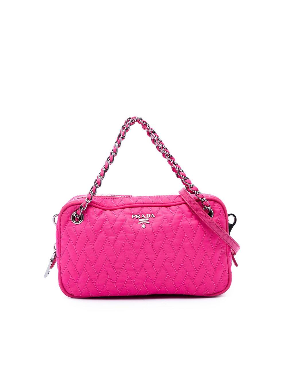 Prada Impuntu Tessuto Chain Satchel #325583P59B